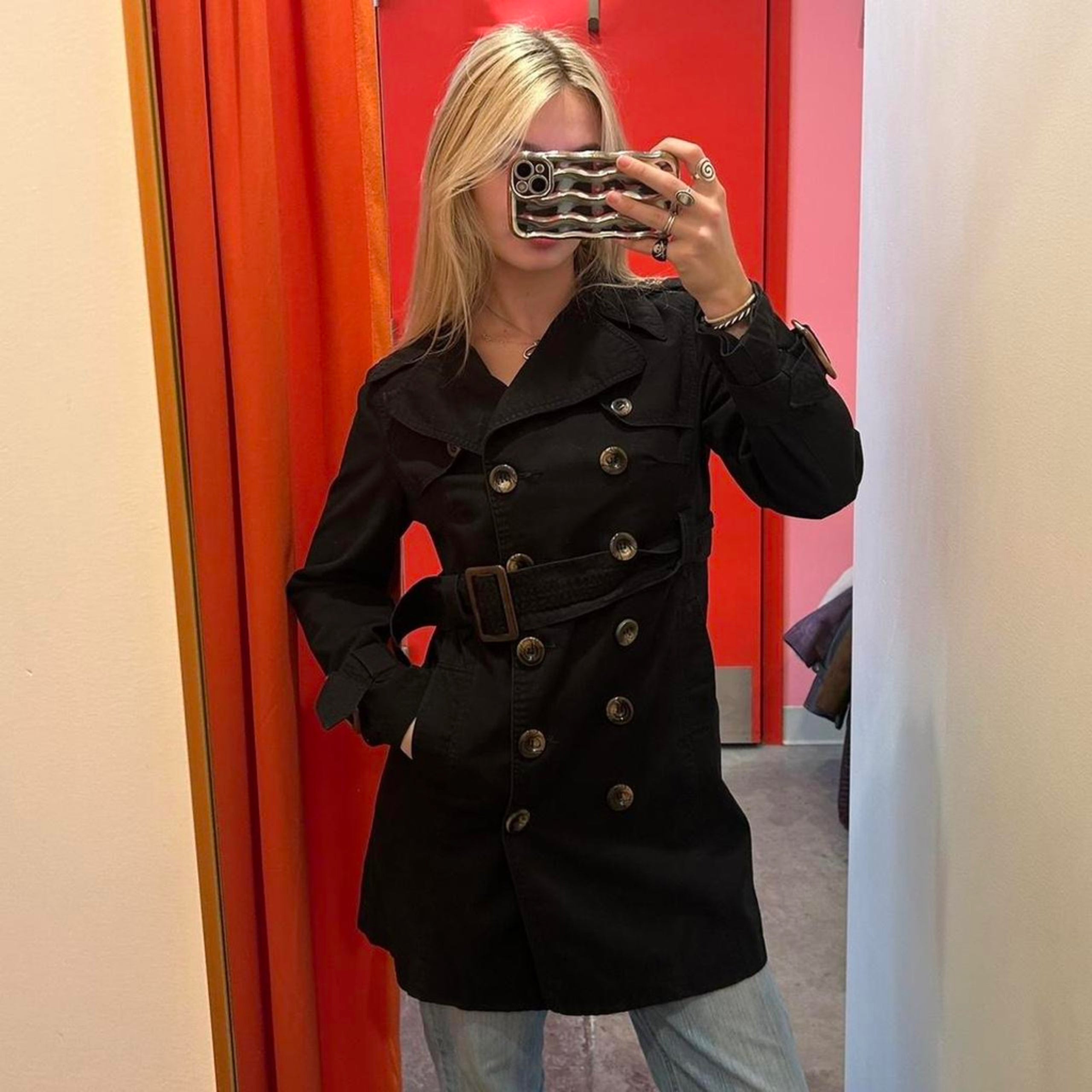 Juicy couture trench coat on sale